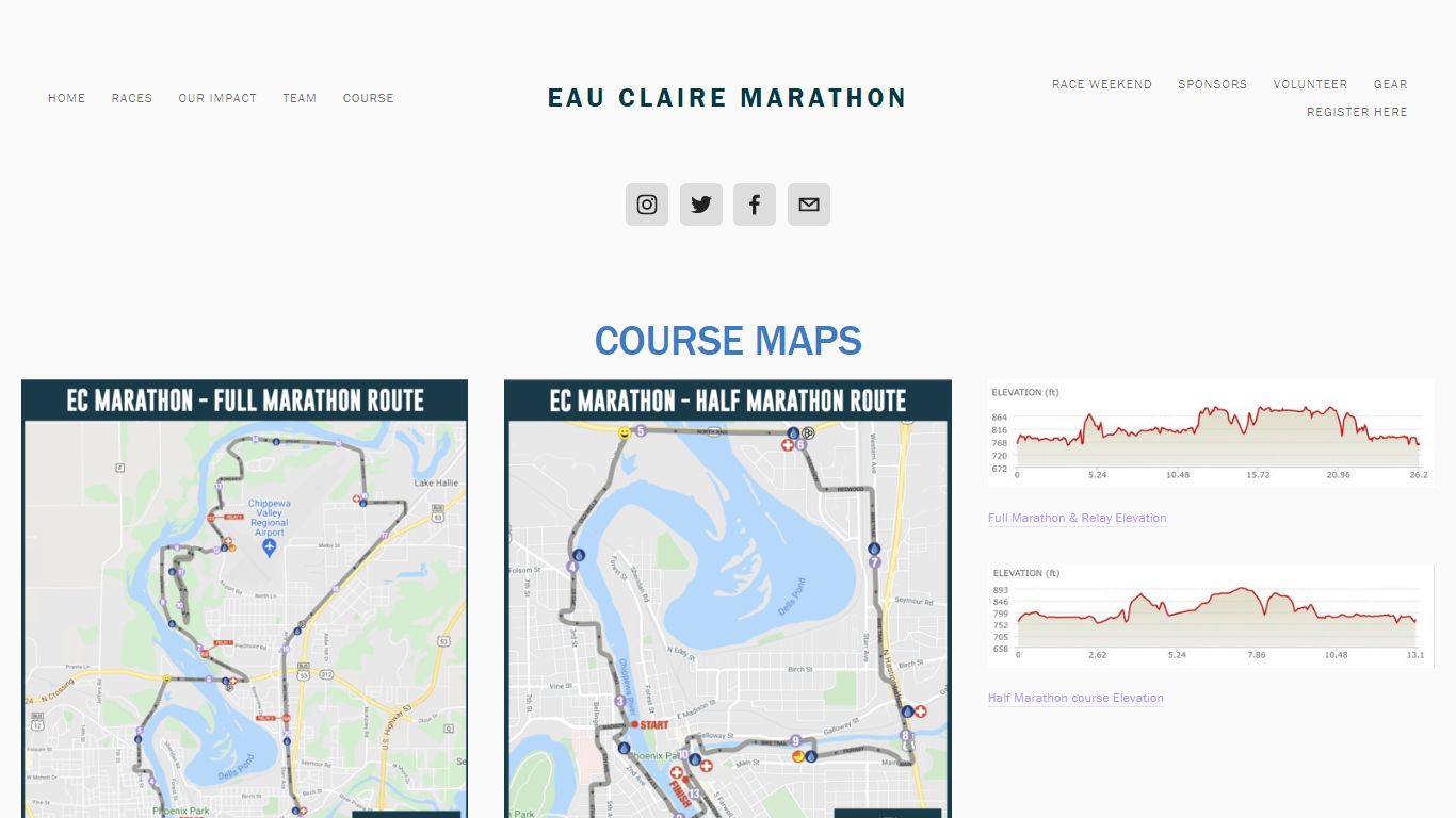 Course Maps — Eau Claire Marathon